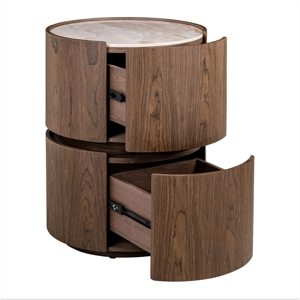 Ellery Brown Ceramic Nightstand