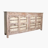 Limewash 4-Door Sideboard