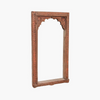Orange & Carved Temple Mirror