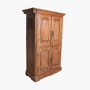 Solid Cabinet 4 Doors, Blue Inside