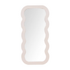 Large White Wavy Mirror Ziggy
