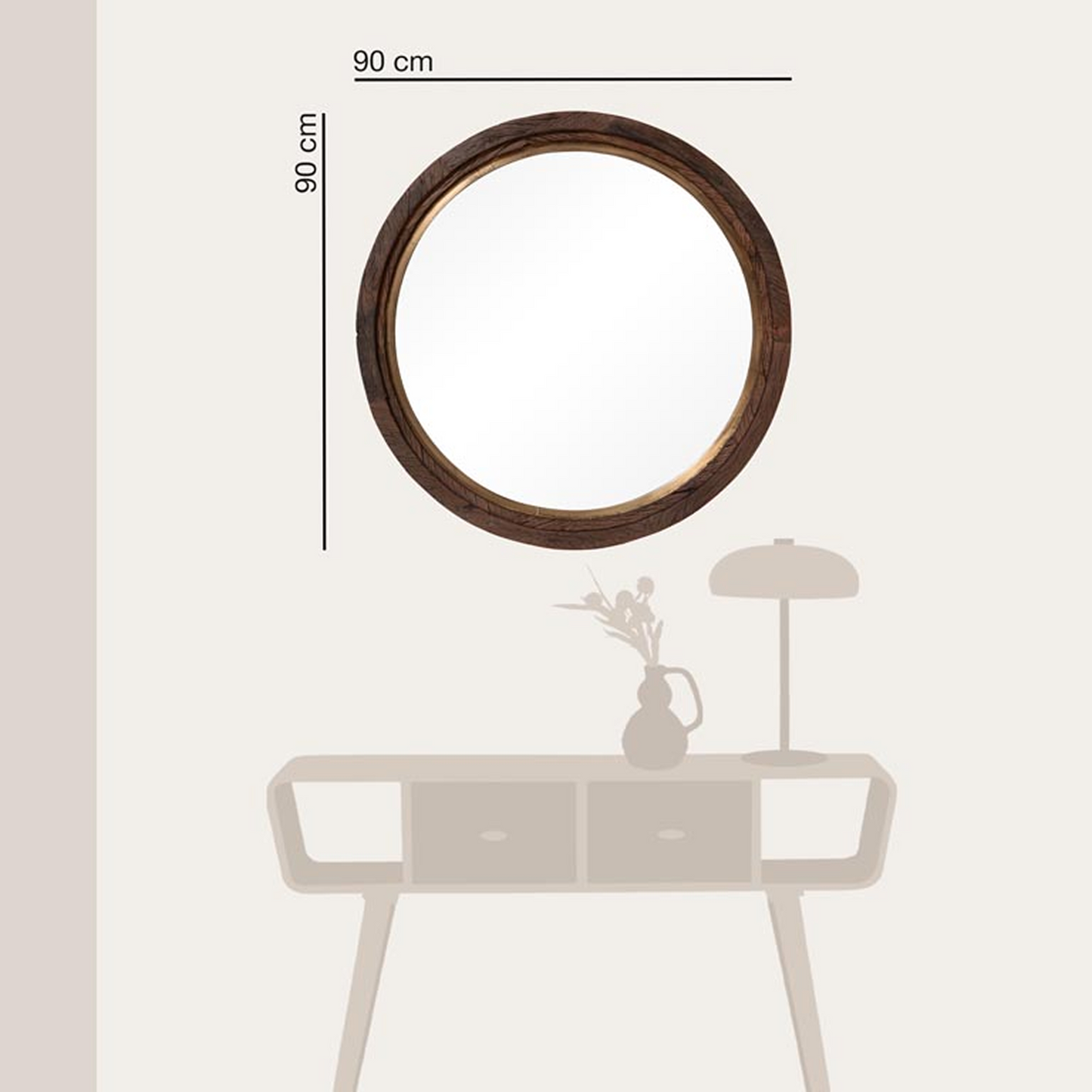 Mirror Rustic Glow