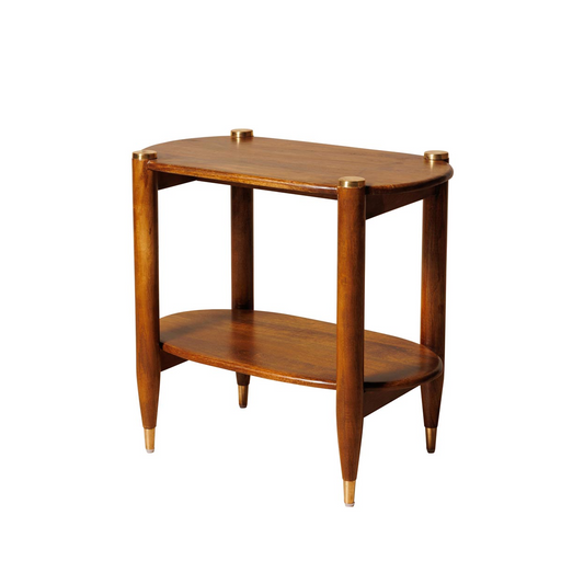 Side Table brass details Elanza
