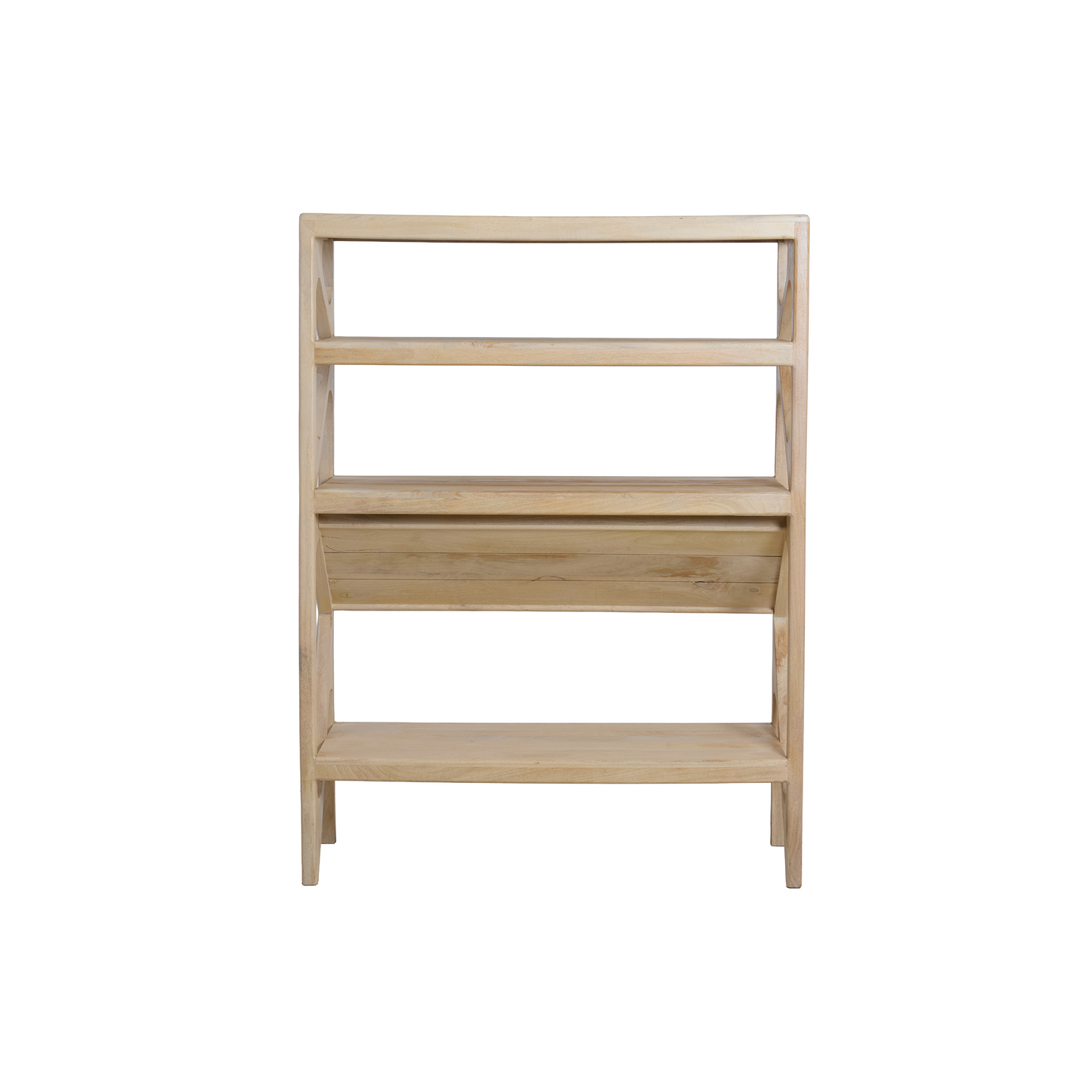 Yuki Open Cabinet Natural Mango Wood