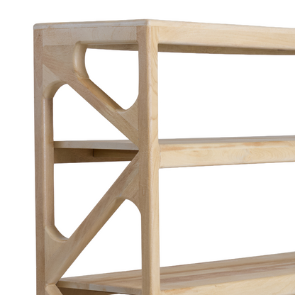 Yuki Open Cabinet Natural Mango Wood