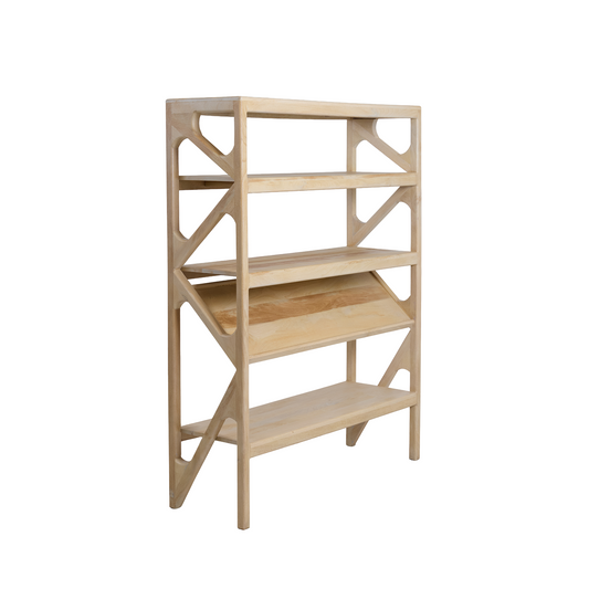 Yuki Open Cabinet Natural Mango Wood