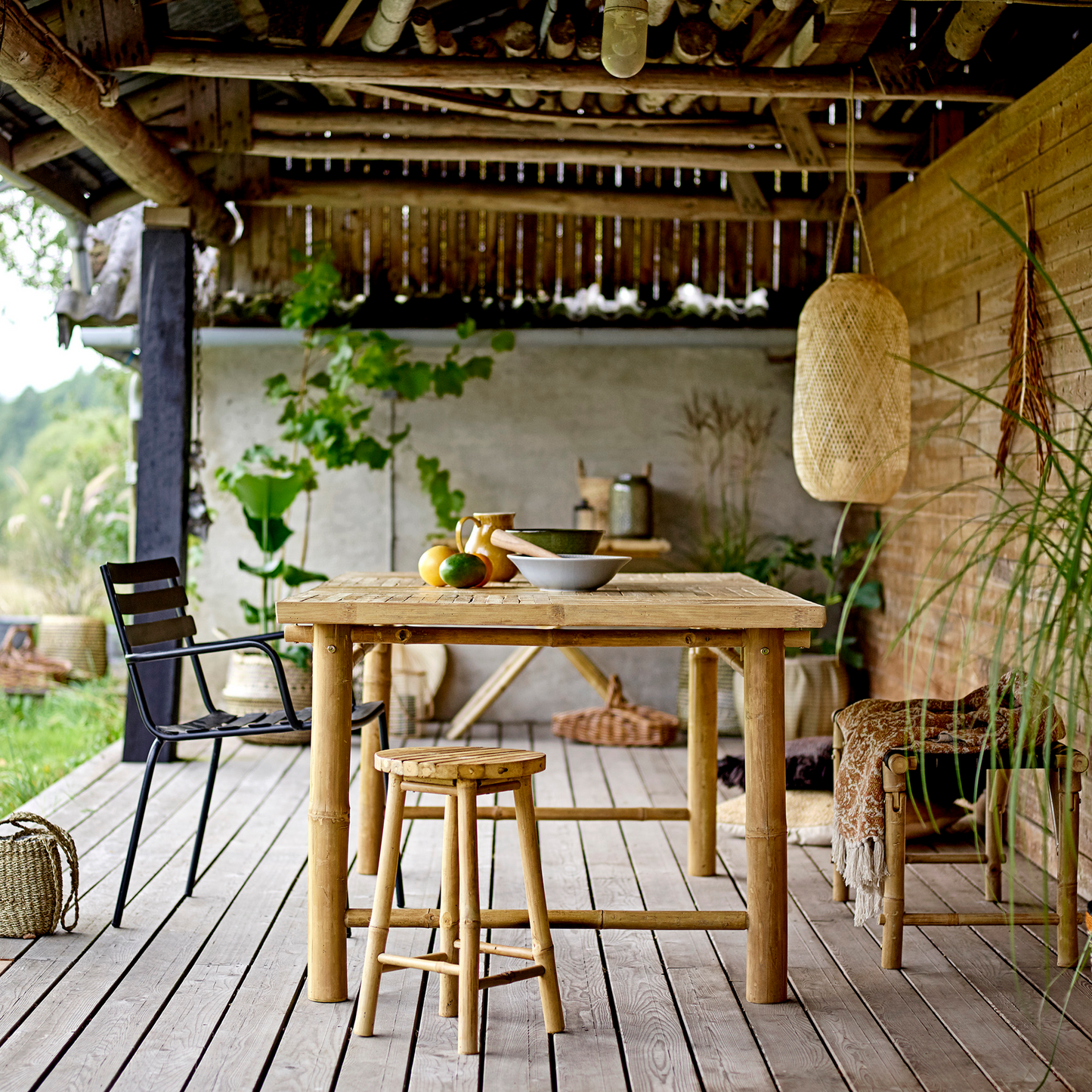 Sole Dining Table Nature Bamboo