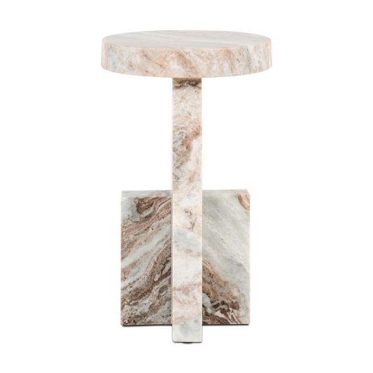 Sion End Table – Blush Beige
