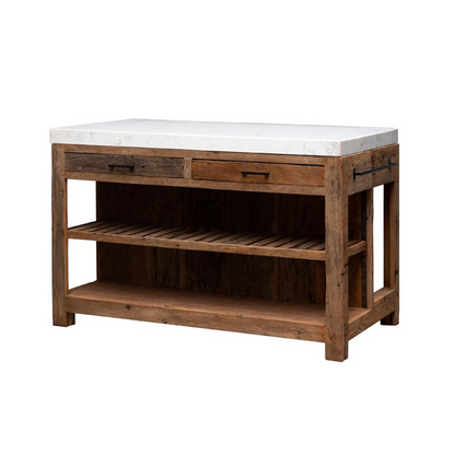 White Marble Greta Kitchen Counter