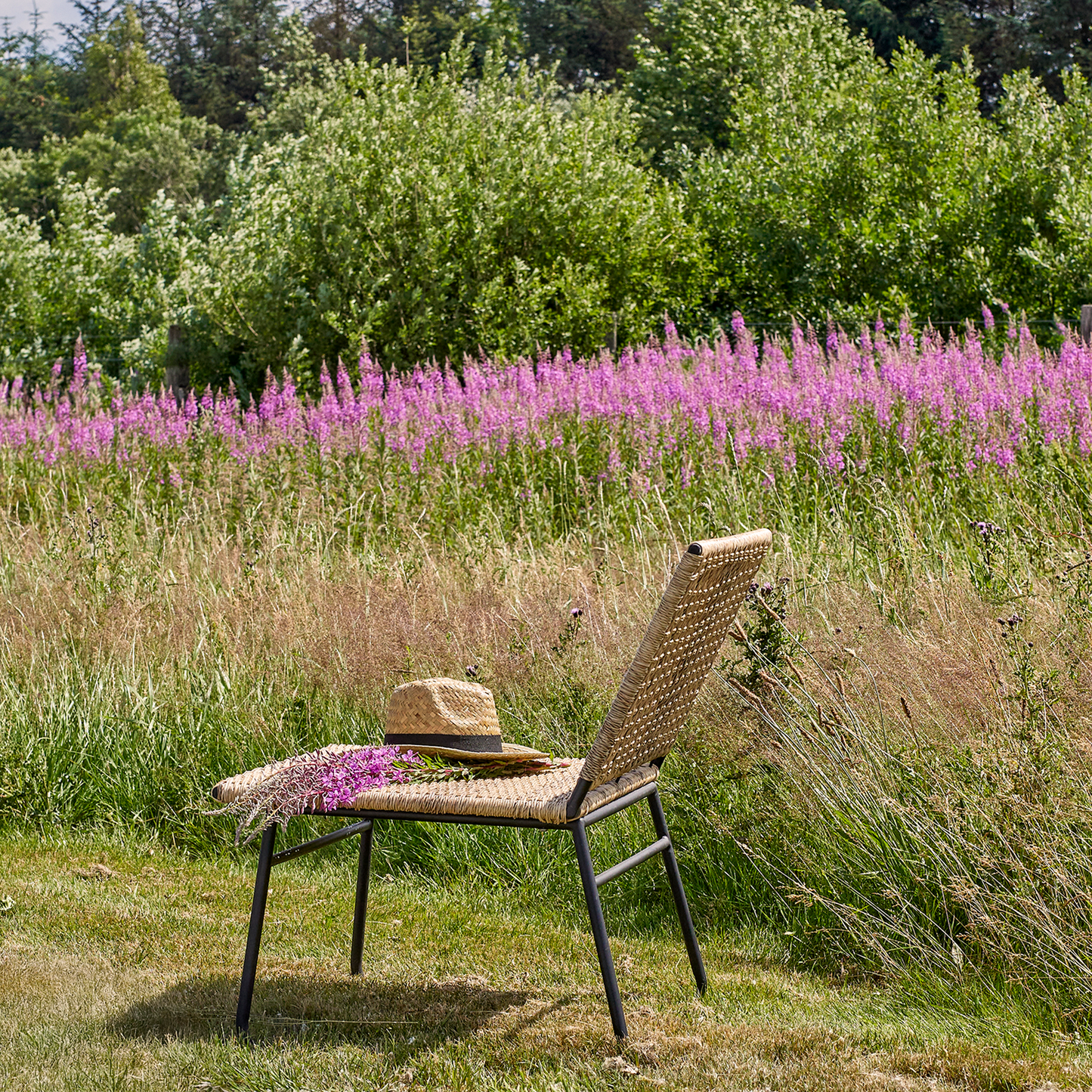 Vallone Lounge Chair Nature Polyrattan