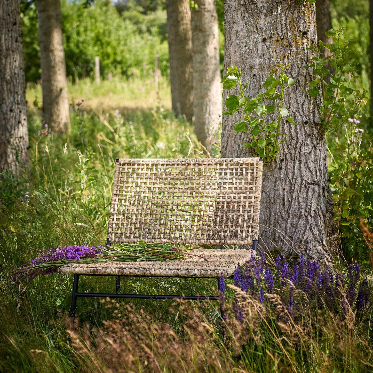 Vallone Lounge Chair Nature Polyrattan
