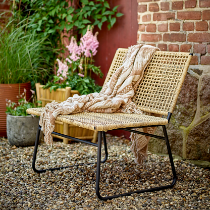 Vallone Lounge Chair Nature Polyrattan
