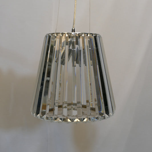 Faceted Crystal Effect Pendant Light