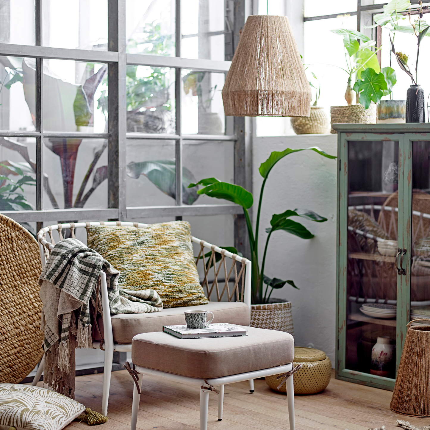 Hazem Cabinet Green Firwood