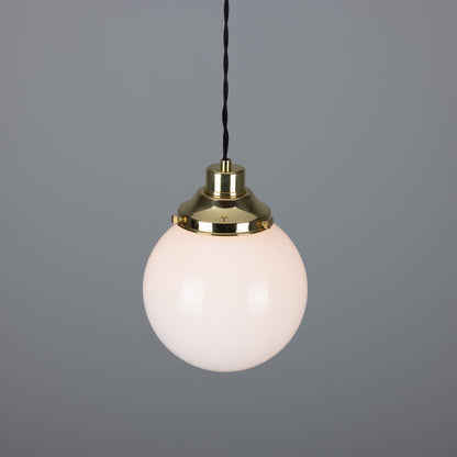 Gentry Opal Globe Pendant Light 20cm IP20