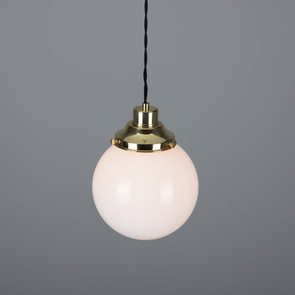 Gentry Opal Globe Pendant Light 20cm IP20