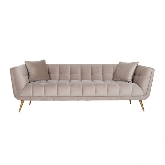 Huxley Khaki 3 Seater Sofa