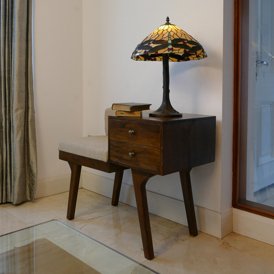 Telephone Bench with 2 Drawers (Slight Imperfection)