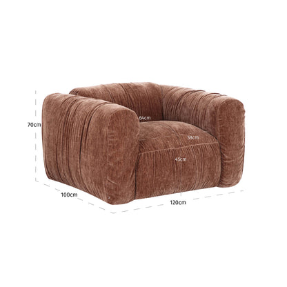 Lounge Chair Monty Be Straight Coffee