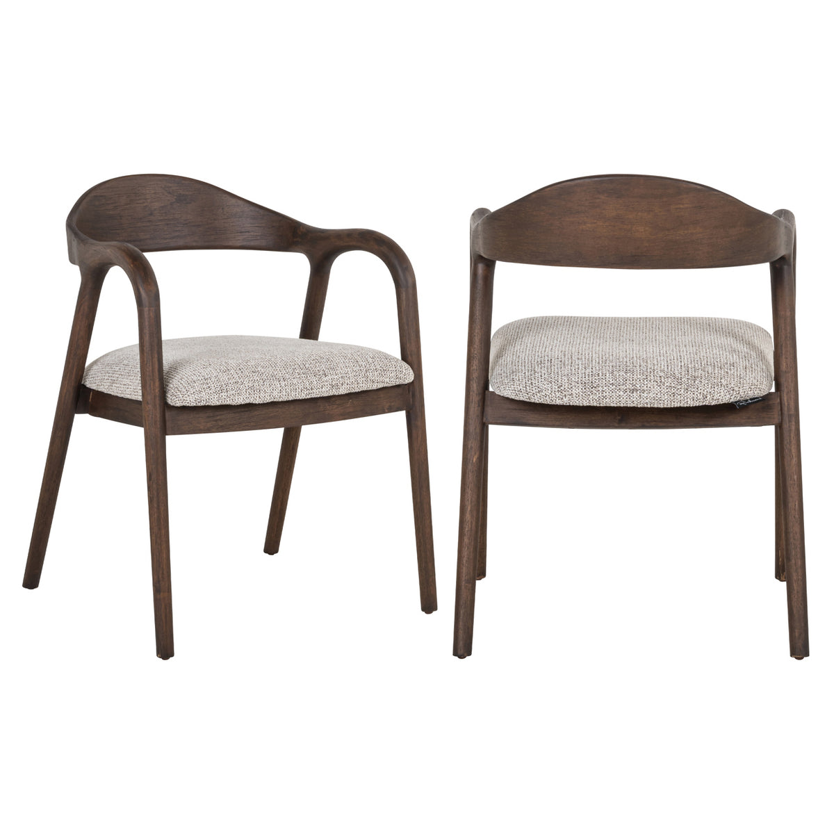 Mihara Dining Chair Mocca Fancy