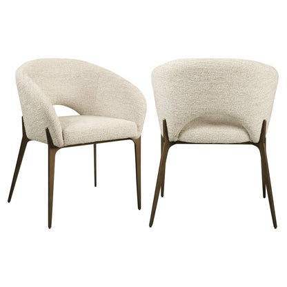 Dining Chair Kenzi Natural Linear Fire Retardant