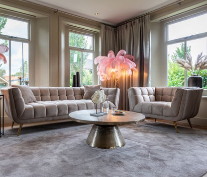 Huxley Khaki 1 Seater Sofa