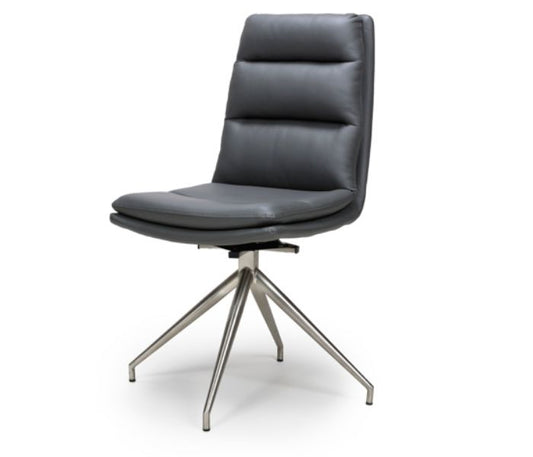 Nobo Swivel Chair Brushed Steel Base (Sold as 2)