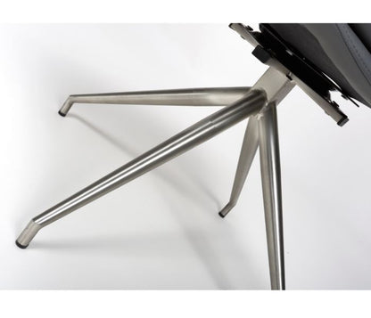 Nobo Swivel Chair Brushed Steel Base (Sold as 2)