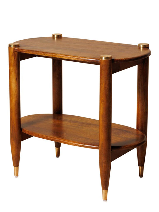 Side table brass details Elanza