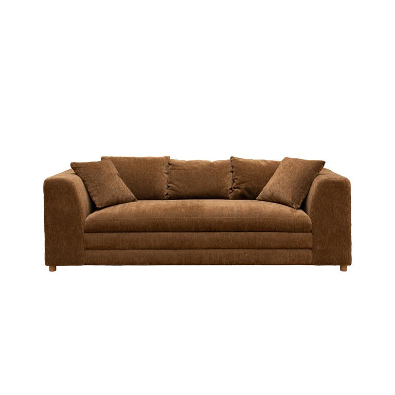 Castano Brown Sofa 3 Seater