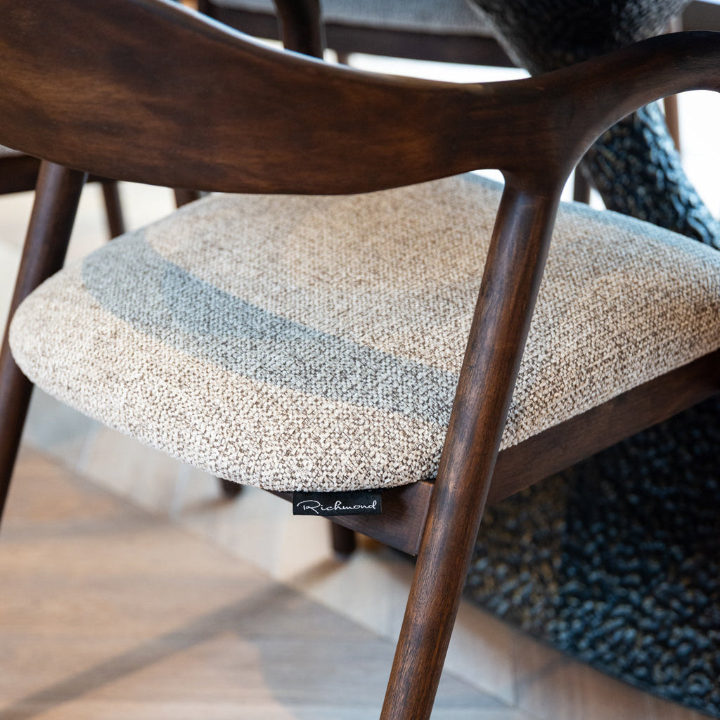 Mihara Dining Chair Mocca Fancy