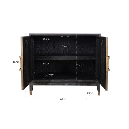 Sideboard Bloomville Brass Shagreen