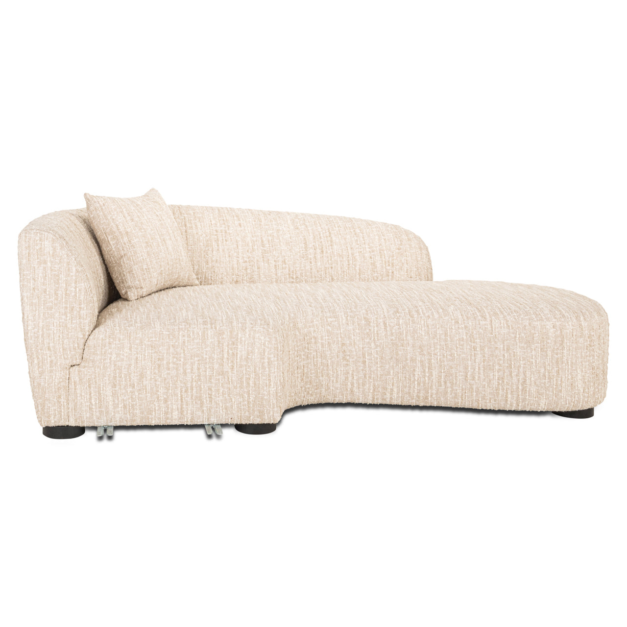 Lounge Sofa Pandora Beige Angora (Right)