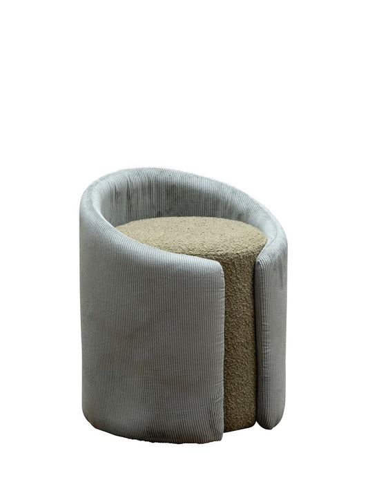 Nasrine Green Cord Stool