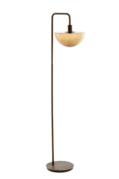 Baylie Wood Print Floor Lamp