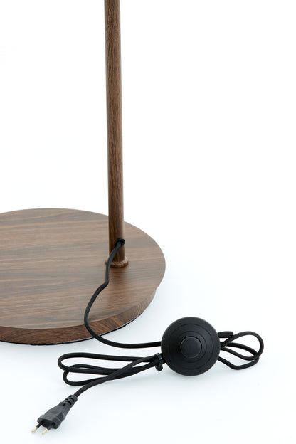 Baylie Wood Print Floor Lamp