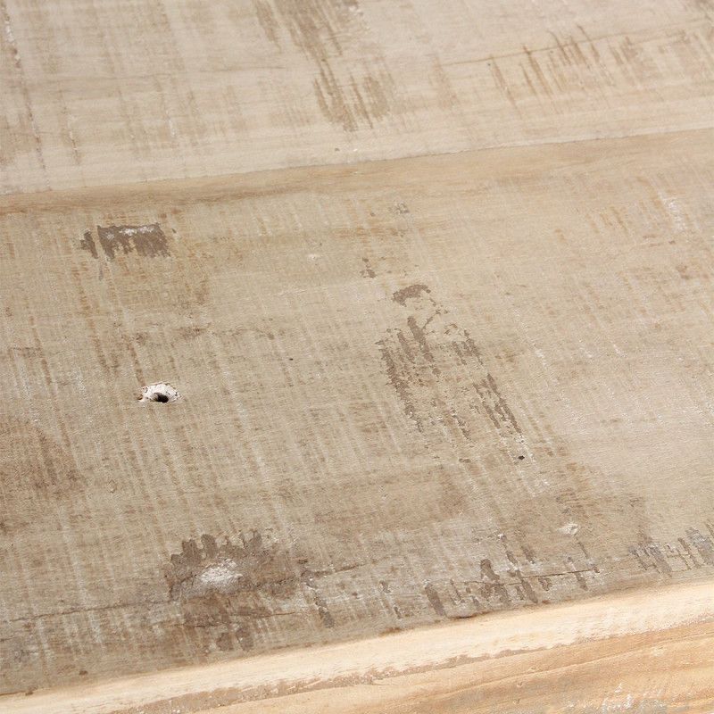 Limewash Folding Console Table