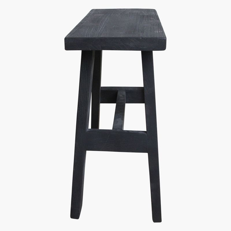 Black Bus Stop Bench (Medium)