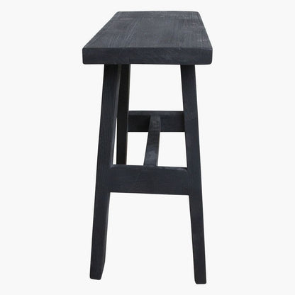 Black Bus Stop Bench (Medium)