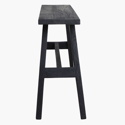 Black Bus Stop Bench (Large)