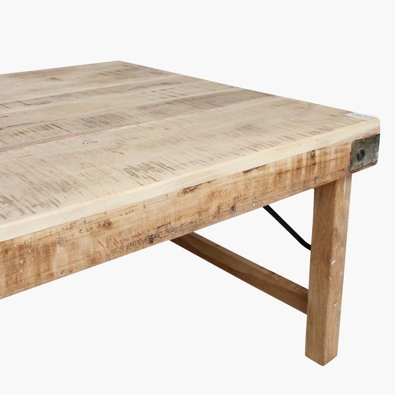 Limewash Folding Coffee Table