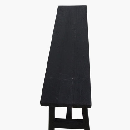 Black Bus Stop Bench (Large)