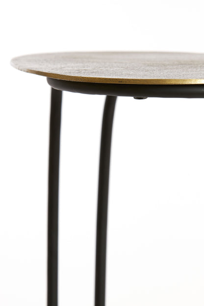Marsh Antique Bronze Side Table