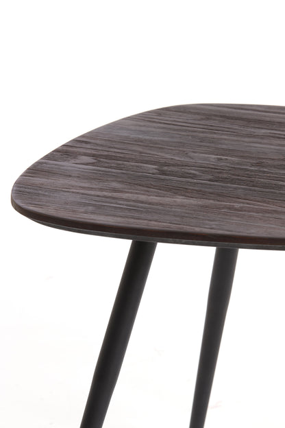 Viejo Coffee Table Set of 2 – Brown and Black Wood