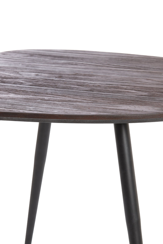 Viejo Coffee Table Set of 2 – Brown and Black Wood