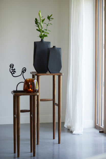 Qiano Acacia Wood Pillar 2 Sizes