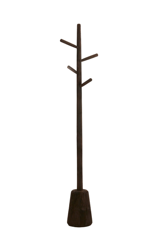 Yenice Hatstand Chocolate Brown Mango Wood