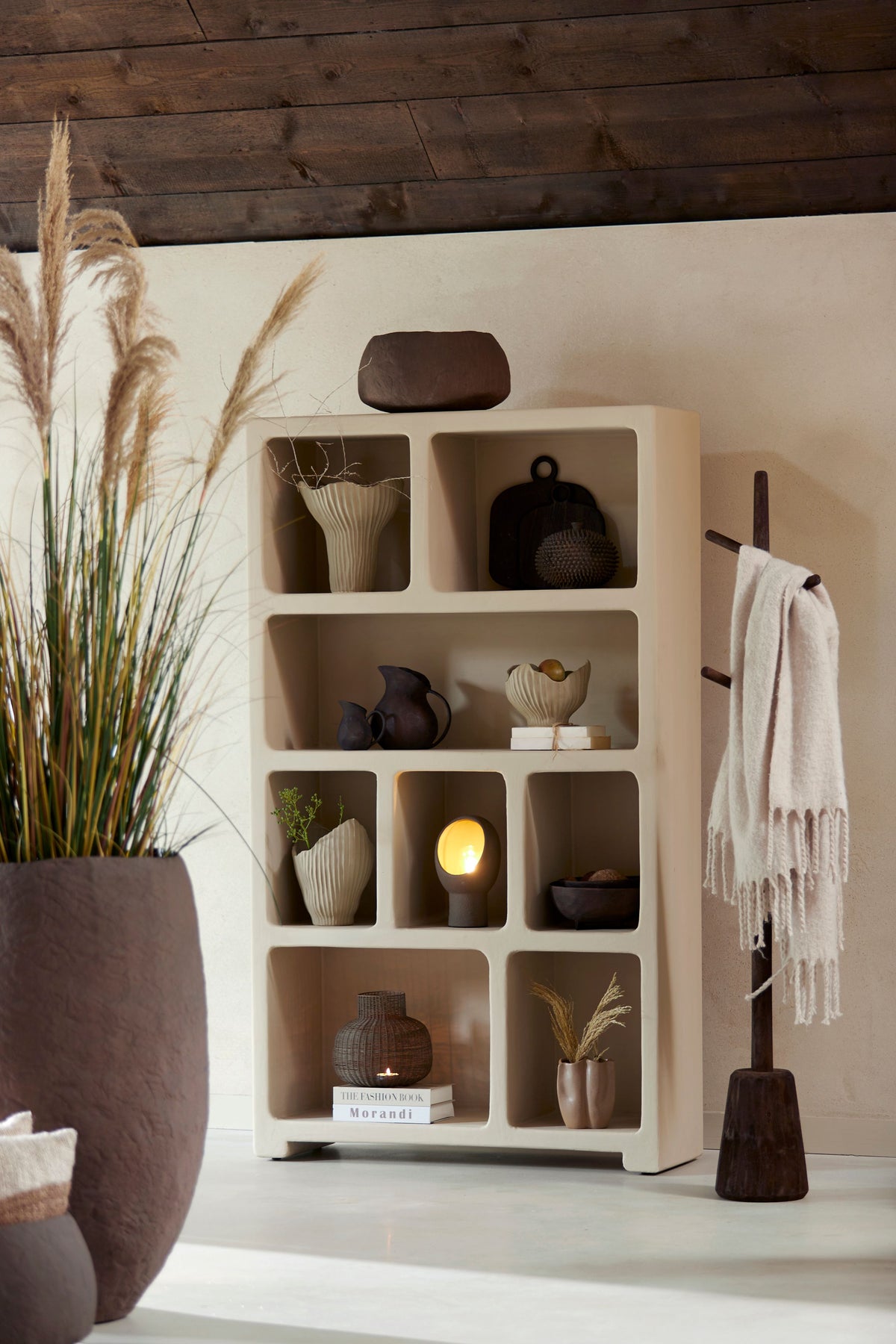 Yenice Hatstand Chocolate Brown Mango Wood