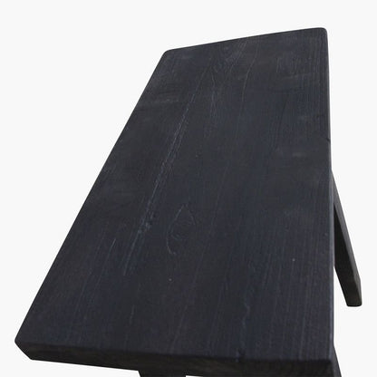 Black Bus Stop Bench (Medium)