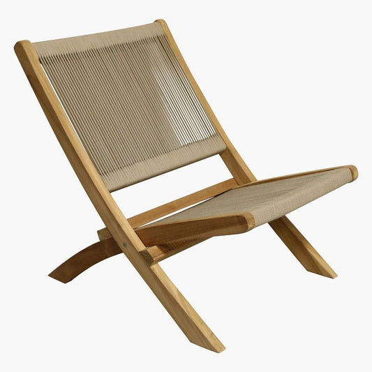 Rope Folding Lounge Chair